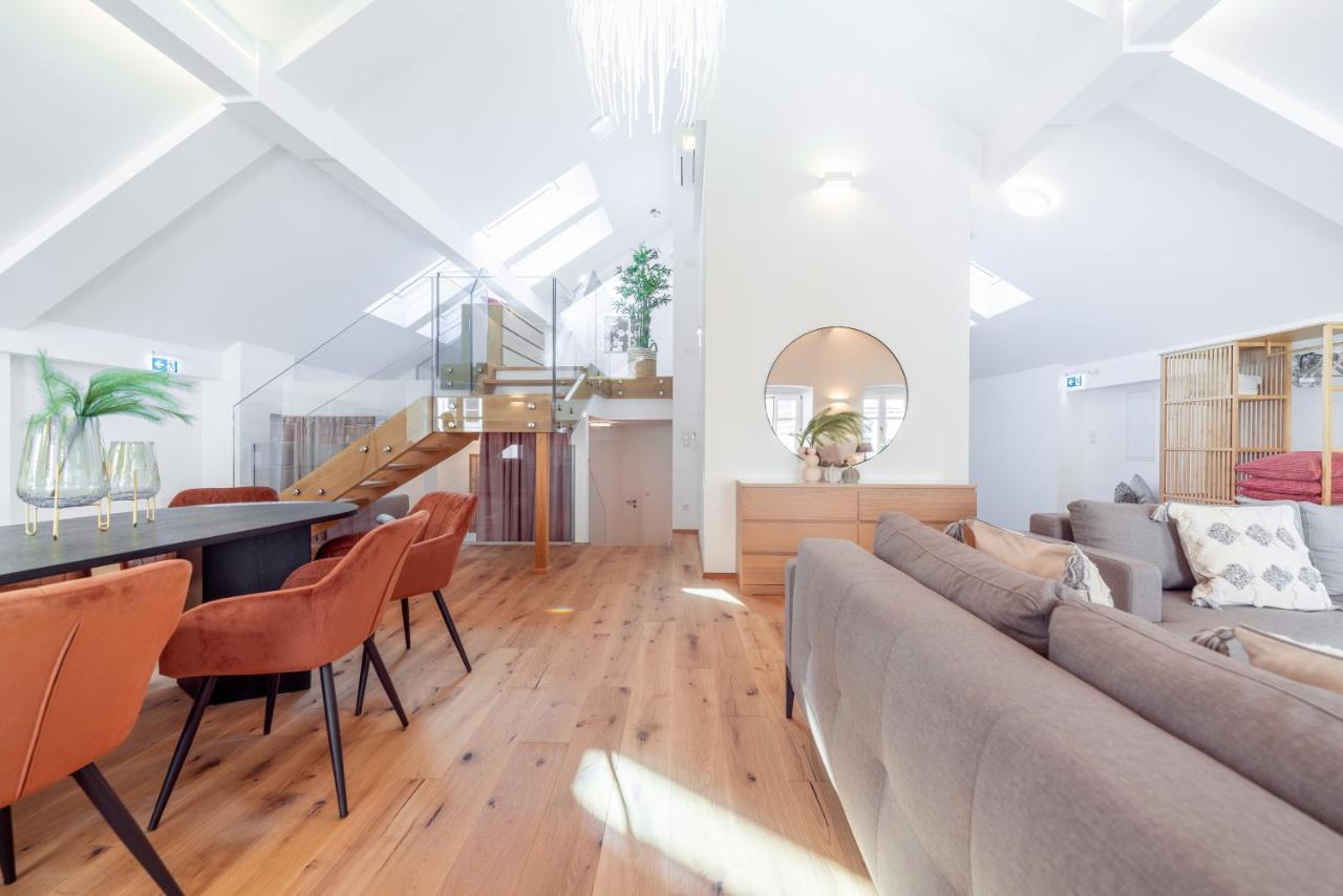 Penthouse MaxFux direkt in der Fußgängerzone 130m2 Appartement Krems an der Donau Buitenkant foto