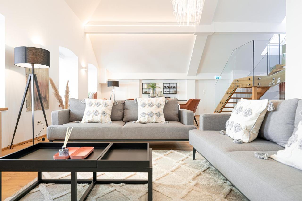 Penthouse MaxFux direkt in der Fußgängerzone 130m2 Appartement Krems an der Donau Buitenkant foto