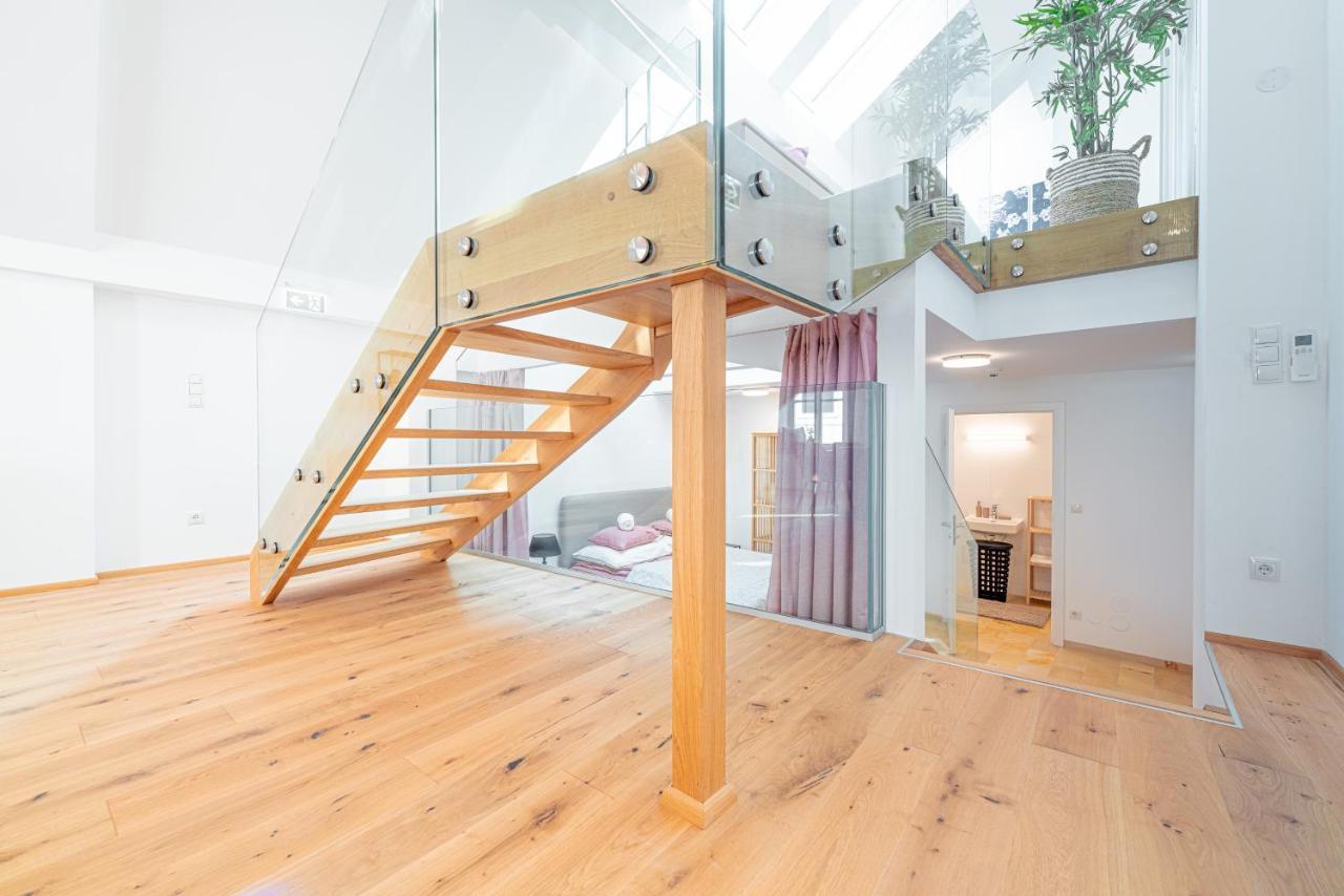 Penthouse MaxFux direkt in der Fußgängerzone 130m2 Appartement Krems an der Donau Buitenkant foto