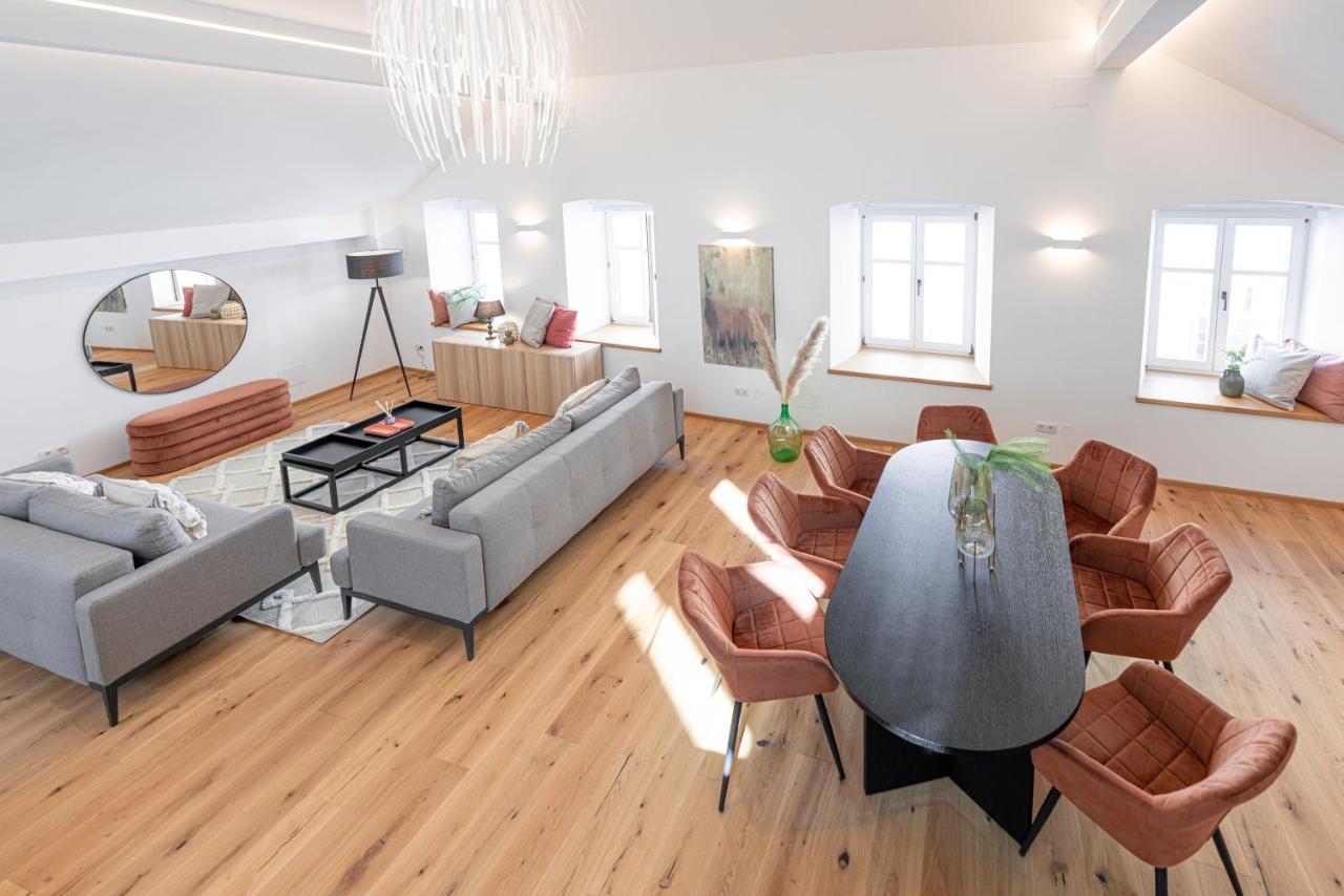 Penthouse MaxFux direkt in der Fußgängerzone 130m2 Appartement Krems an der Donau Buitenkant foto