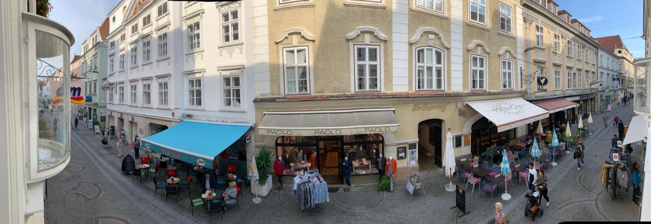 Penthouse MaxFux direkt in der Fußgängerzone 130m2 Appartement Krems an der Donau Buitenkant foto